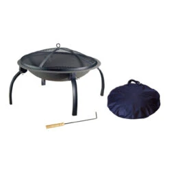 Steel Portable Round Wood Fire Pit