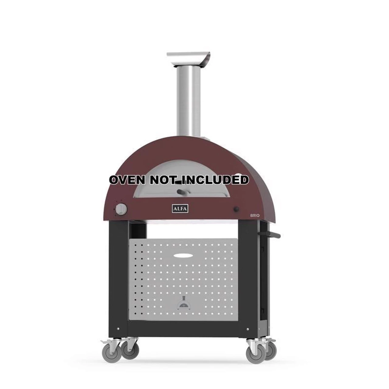 Alfa 41" Grill Cart BF-BRIO-NER 4 Alfa 41" Grill Cart BF-BRIO-NER - Image 2