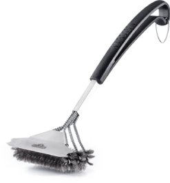 Napoleon 62057 - TRIPLE-ROW GRILL BRUSH With Stainless Steel Bristles