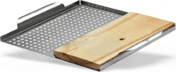 Napoleon 70026 - STAINLESS STEEL MULTI-FUNCTIONAL TOPPER With Cedar Plank