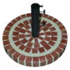Multicolored Mosaic Cement Umbrella Base -Traeger Shop 8015150 A.eps High 29298.1646324665