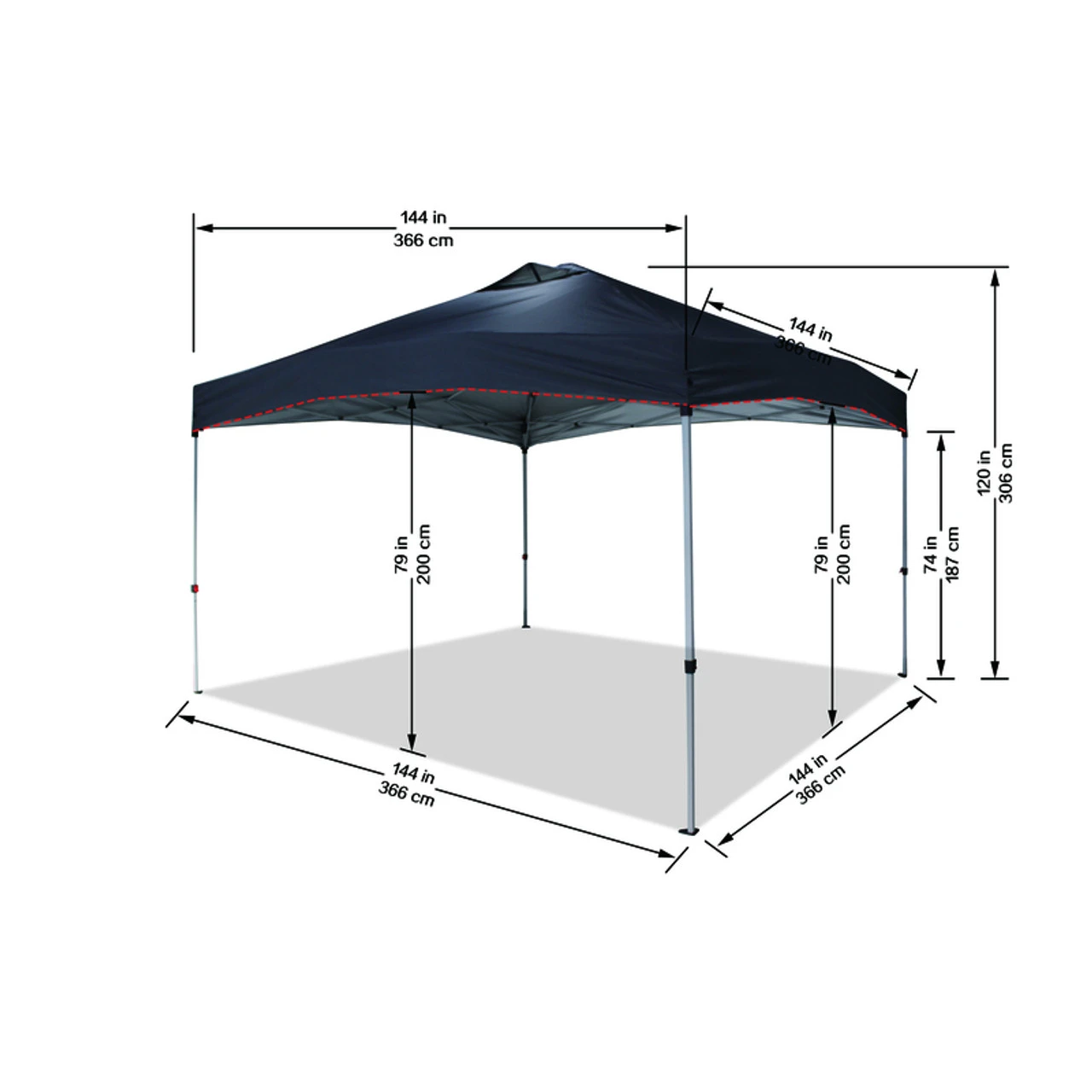 Crown Shades One Touch Polyester Canopy 3 Crown Shades One Touch Polyester Canopy