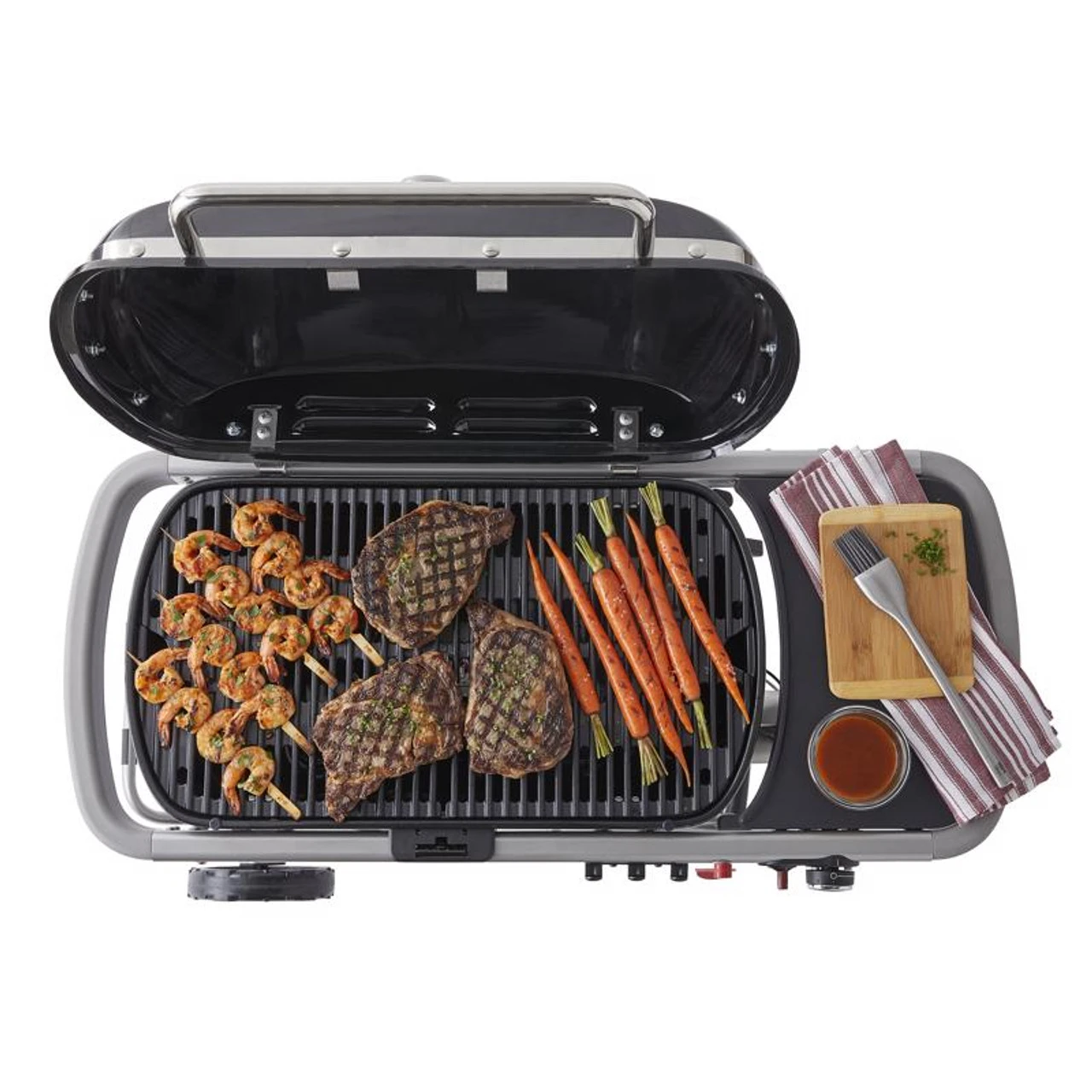 Weber Traveler Stealth Liquid Propane Portable Gril 6 Weber Traveler Stealth Liquid Propane Portable Gril - Image 4
