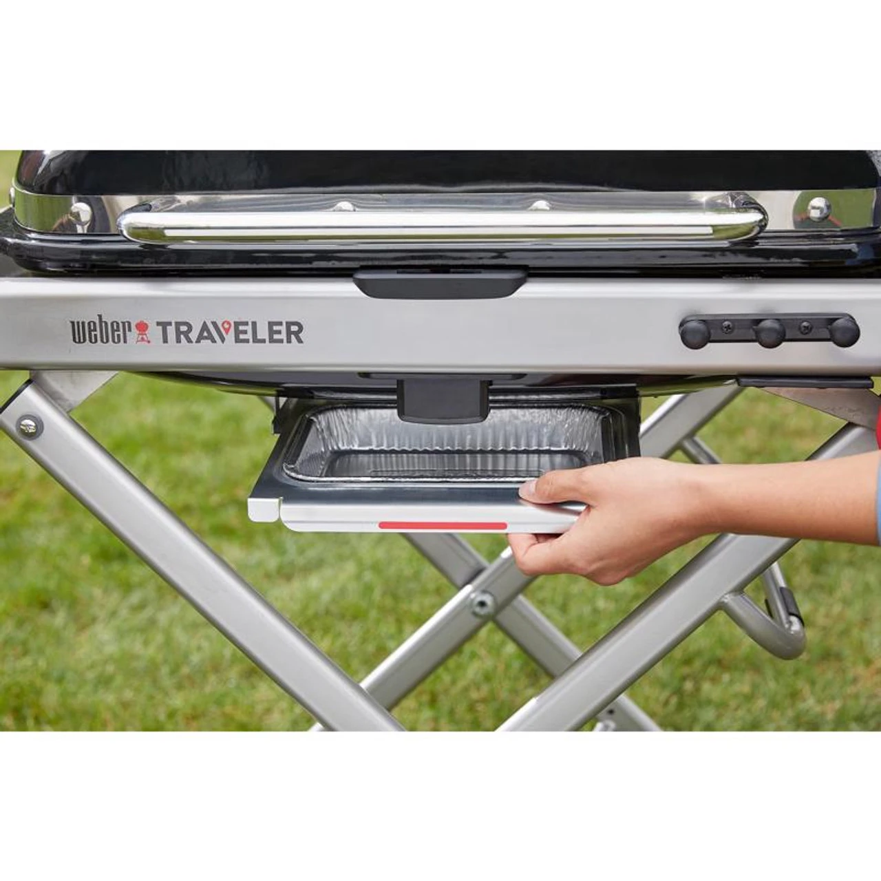 Weber Traveler Stealth Liquid Propane Portable Gril 7 Weber Traveler Stealth Liquid Propane Portable Gril - Image 5