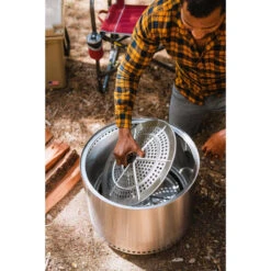 Solo Stove Canyon 30 In. W Stainless Steel Round Wood Fire Pit With Stand -Traeger Shop 8085212 A V4.eps High 72235.1675976906