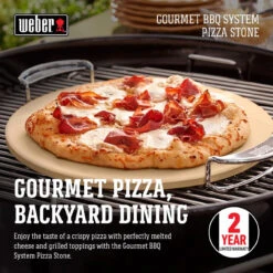 Weber 8836 Gourmet BBQ System Ceramic Grill Pizza Stone 7 Weber 8836 Gourmet BBQ System Ceramic Grill Pizza Stone -Traeger Shop 8267239 A V1.eps High 66213.1648507648