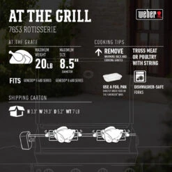 Weber 7653 Rotisserie - Genesis II 400/600 And 2022 Genesis 400 Series -Traeger Shop 8532376 A V2.eps High 94683.1648677309
