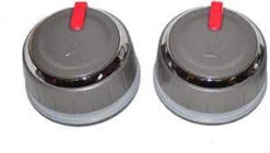 Weber 66754 Set Of 2 Lighted Main Burner Control Knobs For Genesis II LX (Model Years 2017 And Newer)