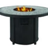 Living Accents Round Propane Fire Pit 25 In. H X 42 In. W X 42 In. D Steel -Traeger Shop round 46419.1638848680
